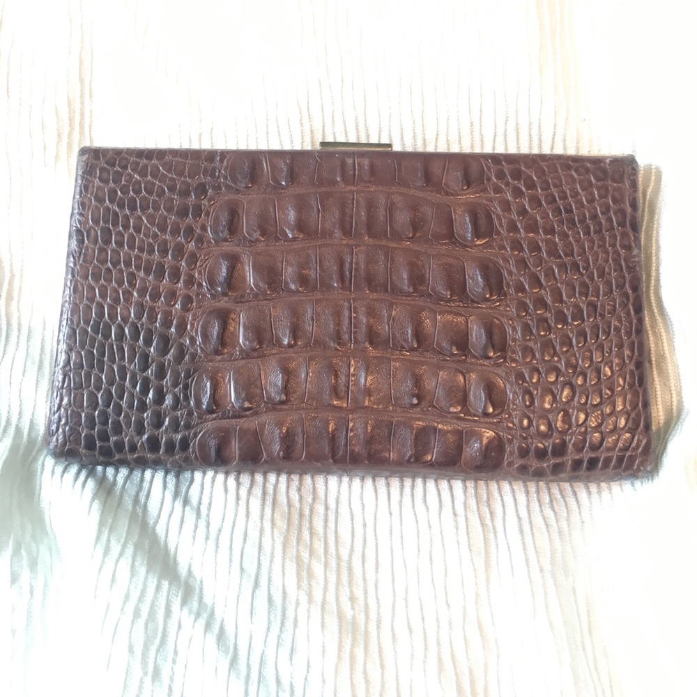 Banana Republic Leather clutch